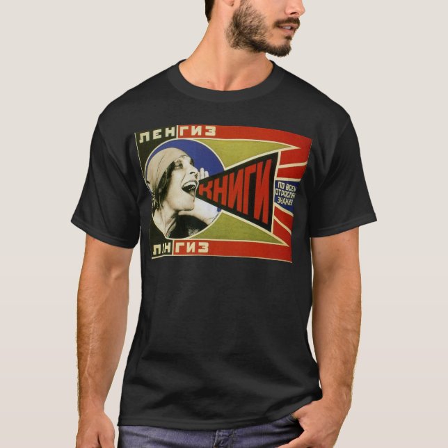 "Bokar köp" vid Alexandr Rodchenko Tee Shirt (Framsida)