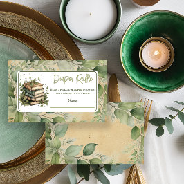 Bokar Löv Nästa kapitel Diaper Raffle Tilläggskort