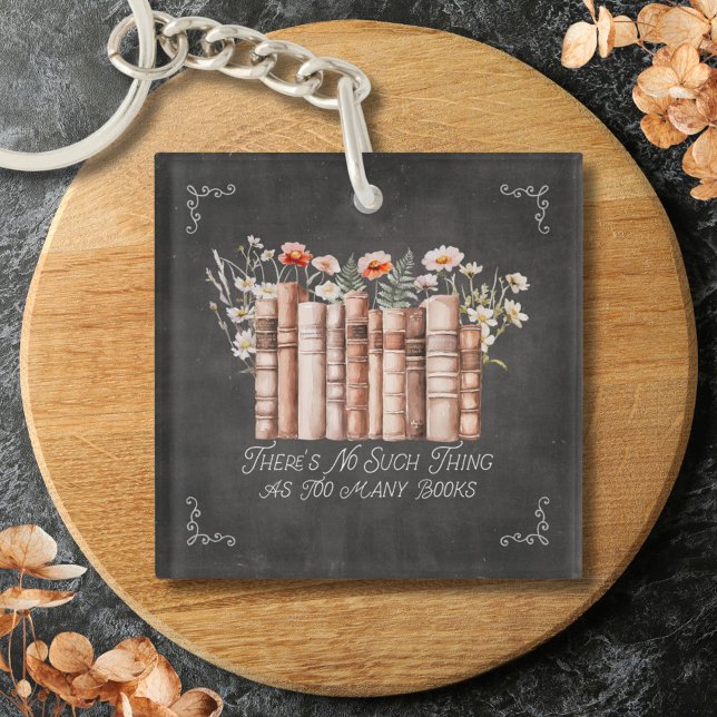 Bokar med blommor och citat på Black Chalkboard (Close up)