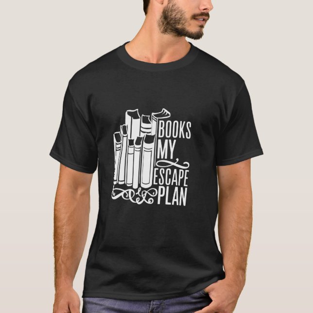 Bokar min bokordsläsare, citat t shirt (Framsida)