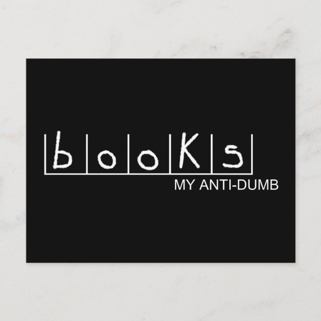 Bokar: Mitt antidubvykort Vykort (Framsida)