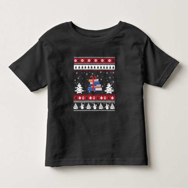 Bokar Mjuka julklappar T Shirt (Framsida)