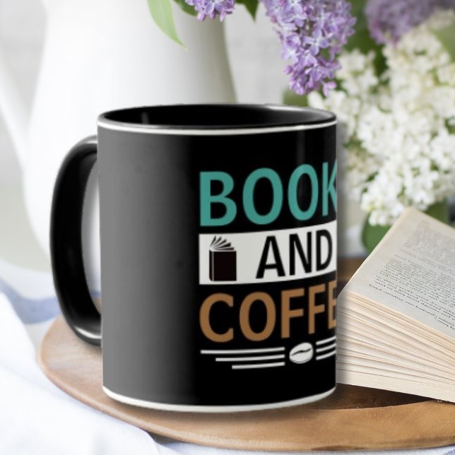 Bokar och Älskare Gift med kaffe Mugg (Skapare uppladdad)