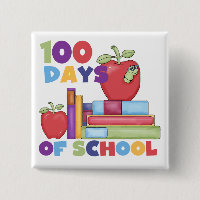 Bokar och äpplen 100 dagar av School Tshirts
