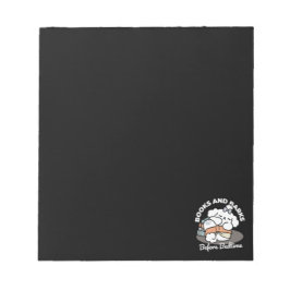 Bokar och Barkar - Tvätt Sömnig Hund Läsdesign Anteckningsblock