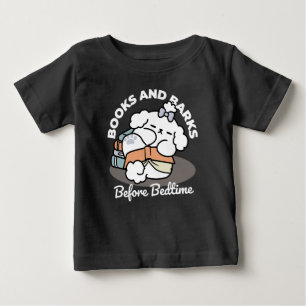 Bokar och Barkar - Tvätt Sömnig Hund Läsdesign T Shirt