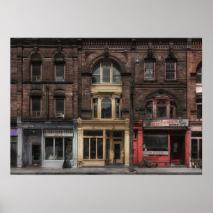 Bokar och Bistros och Butchers nr 5 Färg Poster