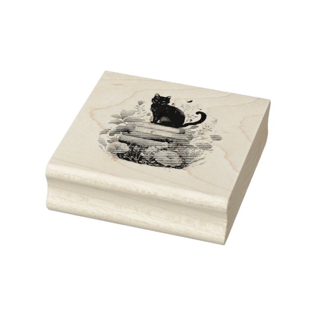 Bokar och en katt stämpel (Stämpel)