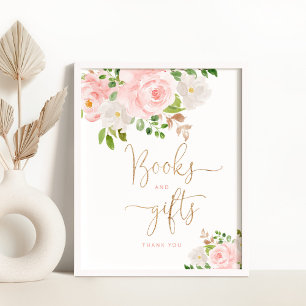 Bokar och gåvor av folie och gåvor från blommigte poster