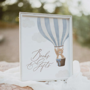 Bokar och gåvor för babyskor i nalle poster