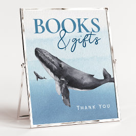 Bokar och gåvor för spädbarn i modern Rustic Ocean Poster