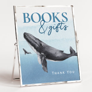 Bokar och gåvor för spädbarn i modern Rustic Ocean Poster