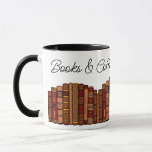 Bokar och kaffe är allt jag behöver mugg