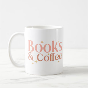 Bokar och kaffe kaffemugg