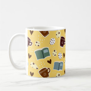 Bokar och kaffe Mugg
