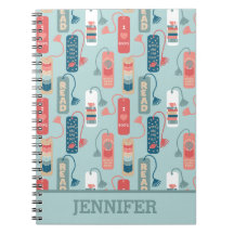 Bokar och läsning av Bokmärken, mönstrat på