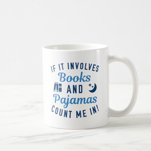 Bokar och Pajamas Kaffemugg (Höger)