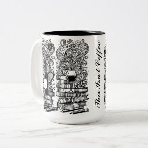 Bokar och Vin Färg Me Doodle Två-Tonad Mugg