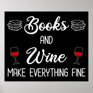 Bokar och Vin gör allt till Bra Poster