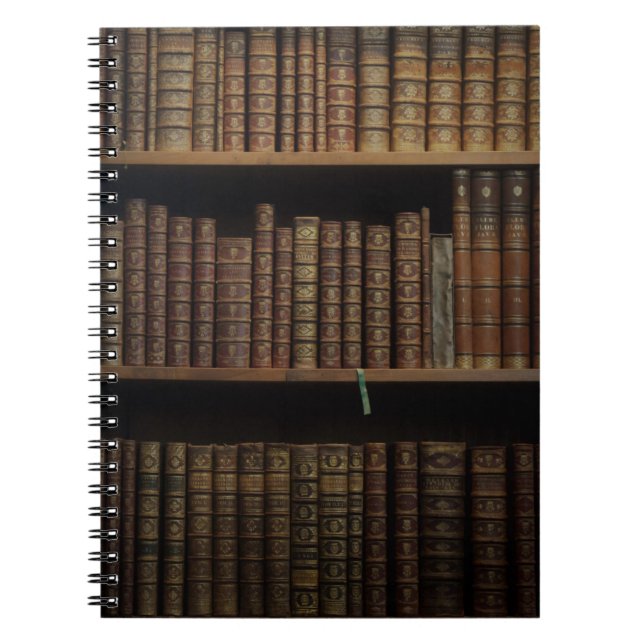 bokar omfattar bokfodral i bibliotek anteckningsbok (Framsidan)