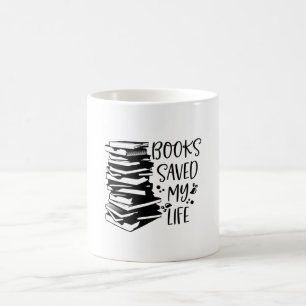 Bokar räddade mitt liv kaffemugg