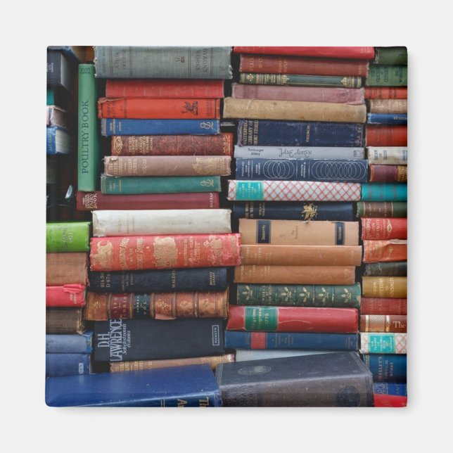 Bokar Read Kärlek Old Bokar Magnet (Framsidan)