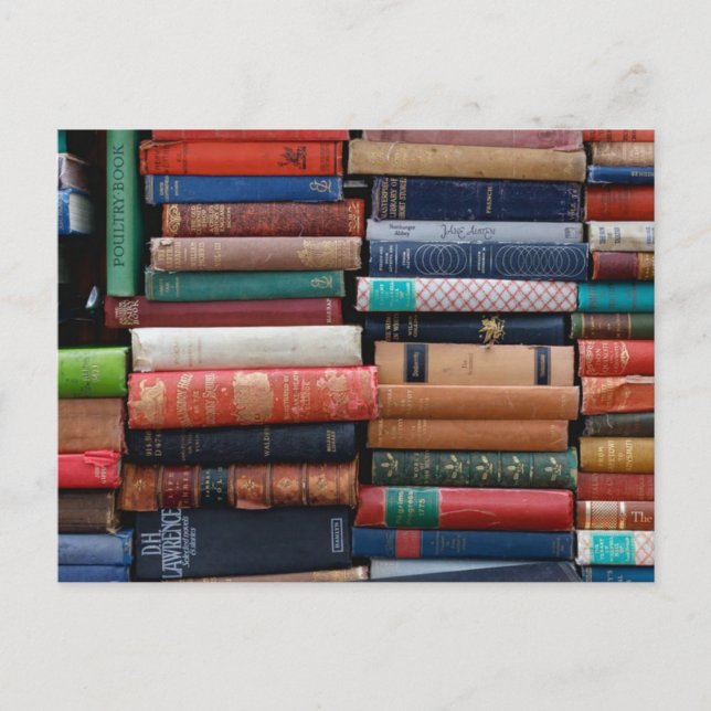 Bokar Read Kärlek Old Bokar Vykort (Framsida)