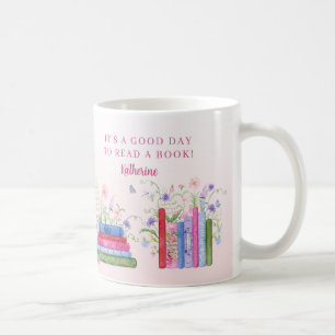 Bokar Shelf Stacks Bra Day Watercolor Flowers Kaffemugg