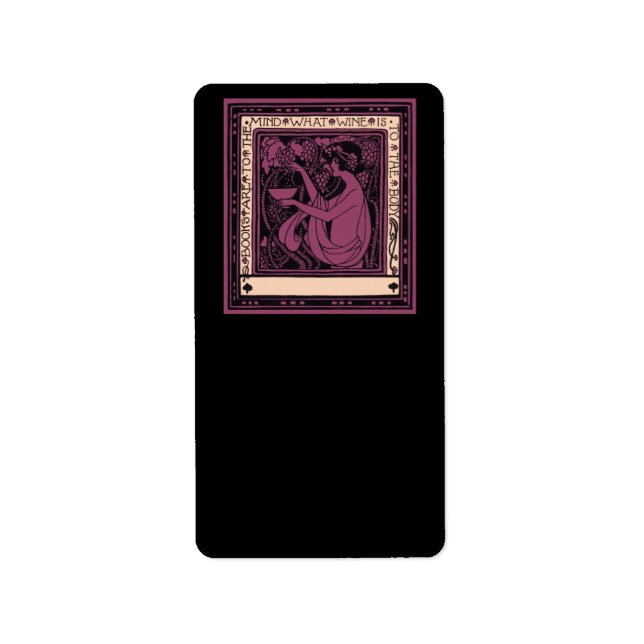 Bokar ska tänka på adressetikett (Framsidan)