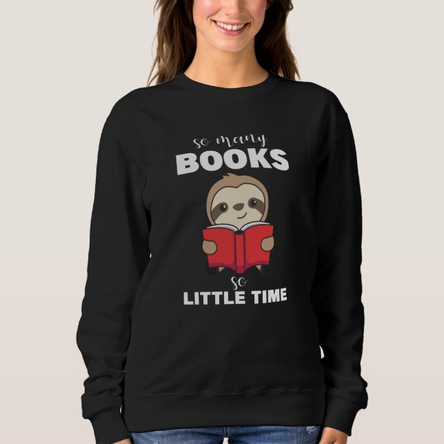 Bokar Sloth Read Bok Bookworm Bookworm T Shirt (Framsida)