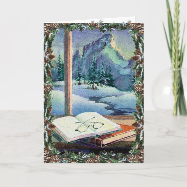 BOKAR, specifikationer & KRAN av SHARON SHARPE Helgkort (Framsida)