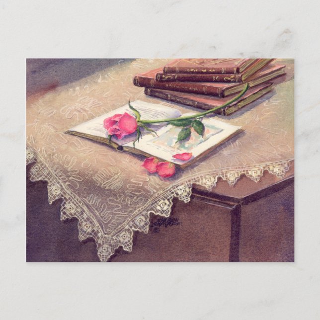 BOKAR & STEG vid SHARON SHARPE Vykort (Framsida)