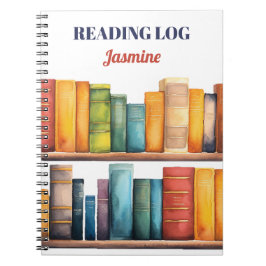 Bokar Student Lärare som läser monogrammat Anteckningsbok