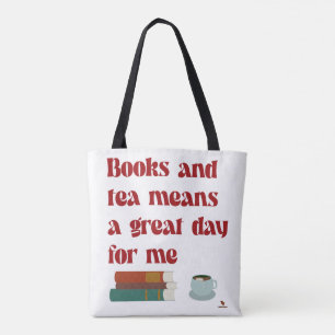 Bokar Tea Underbar Day for Me Mysigt Reading Life Tygkasse
