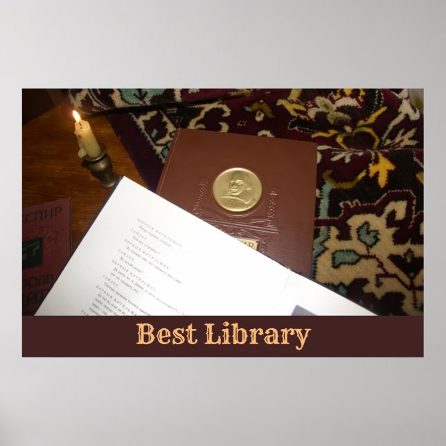 Bokar under förra århundradet poster (Framsidan)