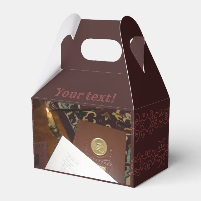 Bokar under förra århundradet presentaskar (Framsidan Sidan)