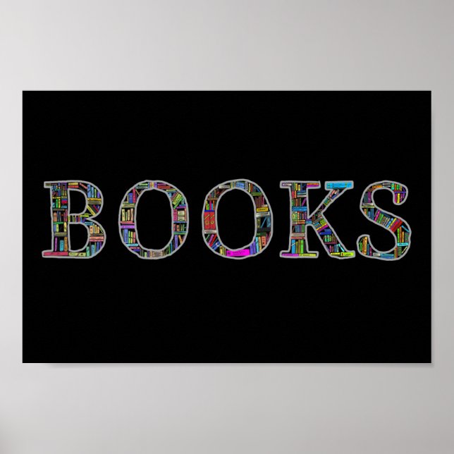Bokar: Utformning av bok älskare Poster (Framsidan)