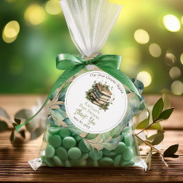 Bokar Vår nästa kapitel, babykläder, Tack Gåvor Etiketter