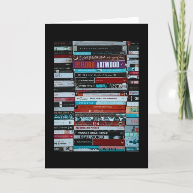 Bokar vintage affisch kort (Framsida)