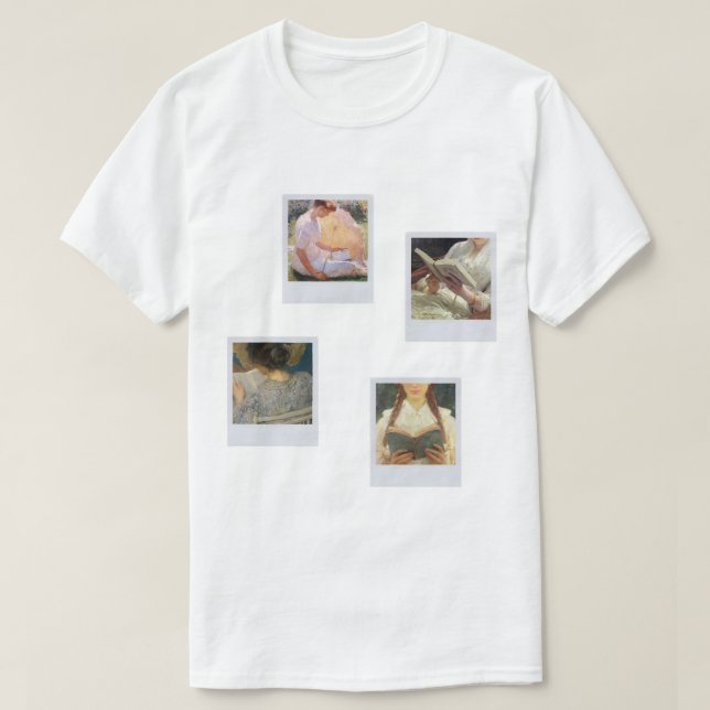 bokat dam - kondensfärger på polaroider t shirt (Design framsida)