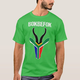Bokbek South African Rugby Bokke South Afrika Fl T Shirt