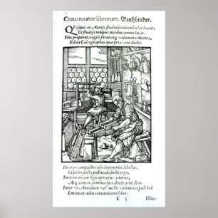 Bokbindaren som publiceras av Hartman Schopper Poster