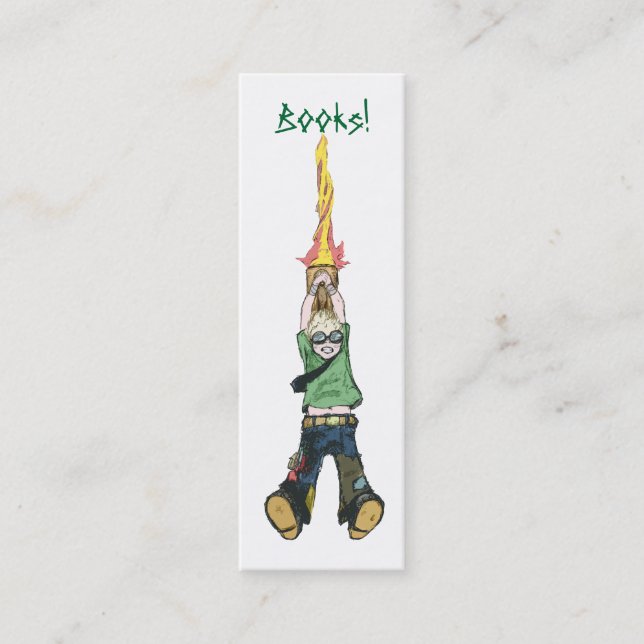 Bokbokmärke! Mini Visitkort (Framsida)