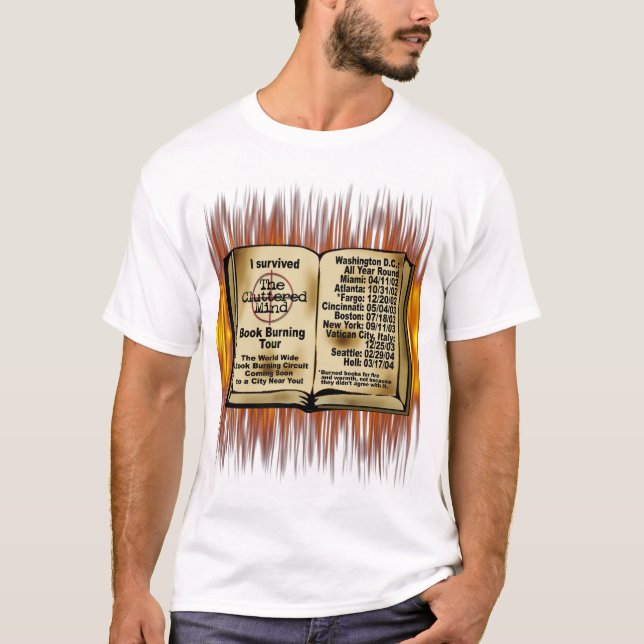 Bokbränning T-shirt (Framsida)