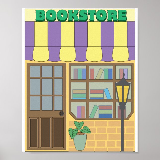 Bokbutik Poster (Framsidan)