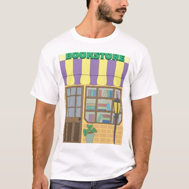 Bokbutik T Shirt (Framsida)