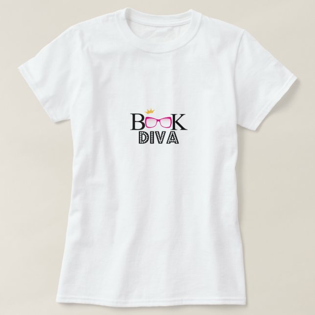 BokDiva T-shirt (Design framsida)