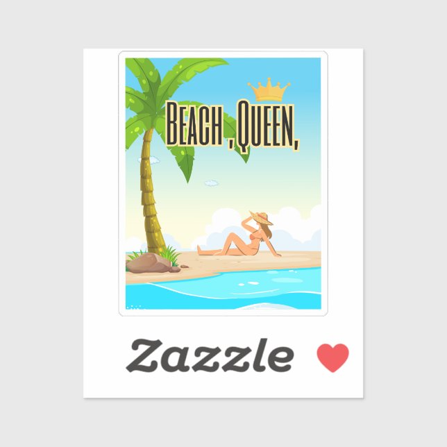 bokdrottning klistermärken (Ark)