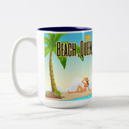 bokdrottning Två-Tonad mugg