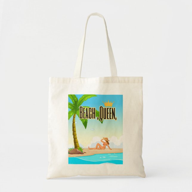 bokdrottning tygkasse (Framsidan)